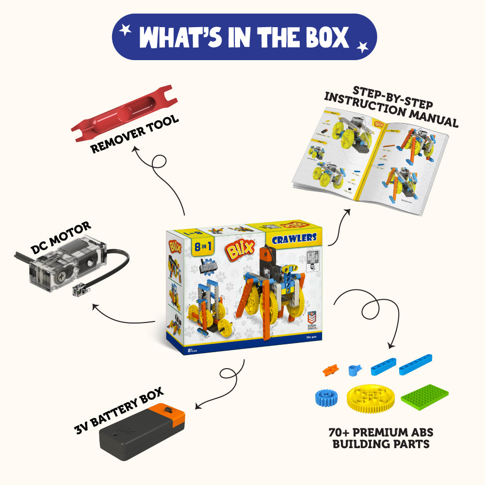 Blix Crawlers Walking Robots Kit image 6