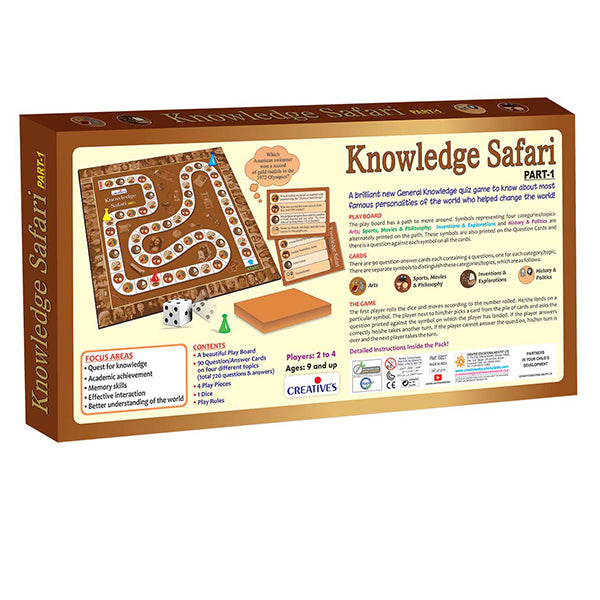 Creative Knowledge Safari Part 1 box back