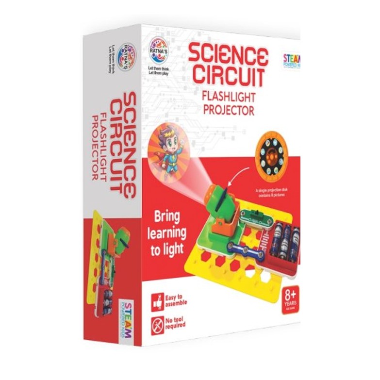 Ratna's Science Circuit Flashlight Projector