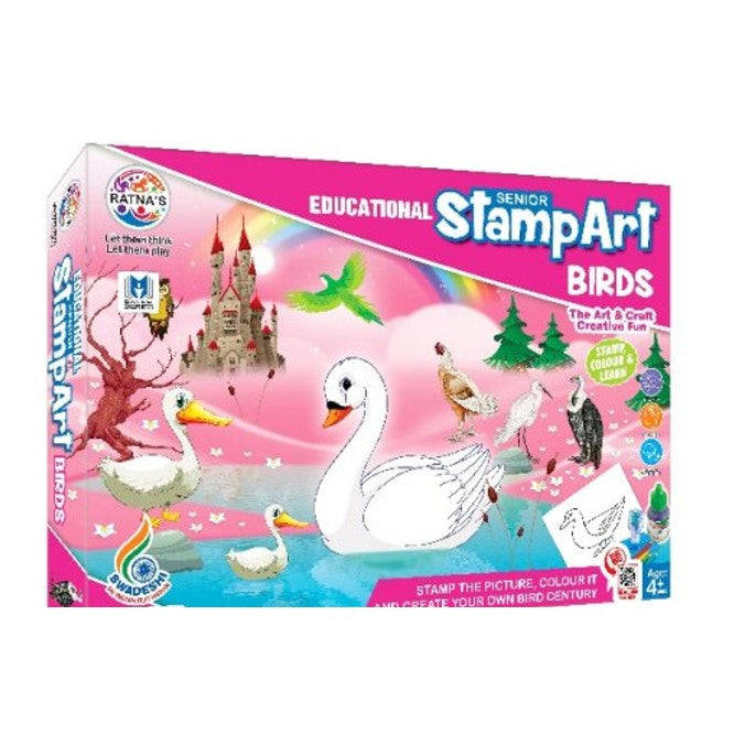 Ratna's Stamp Art Birds