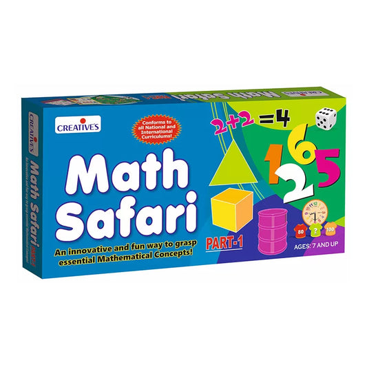 Creative Math Safari Part 1 game box
