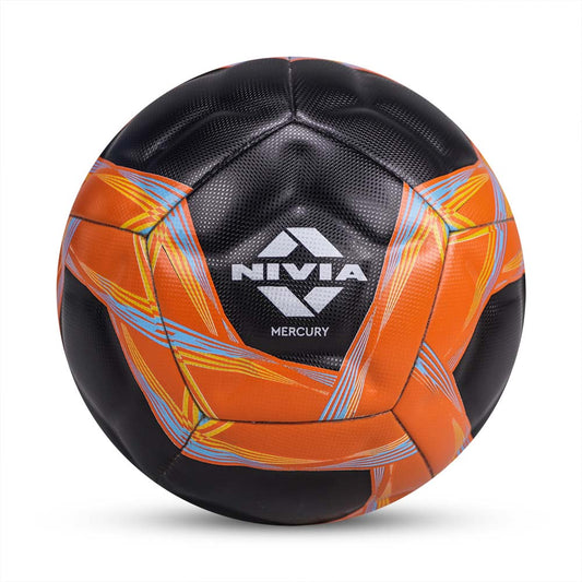 Nivia Mercury Football Black Orange