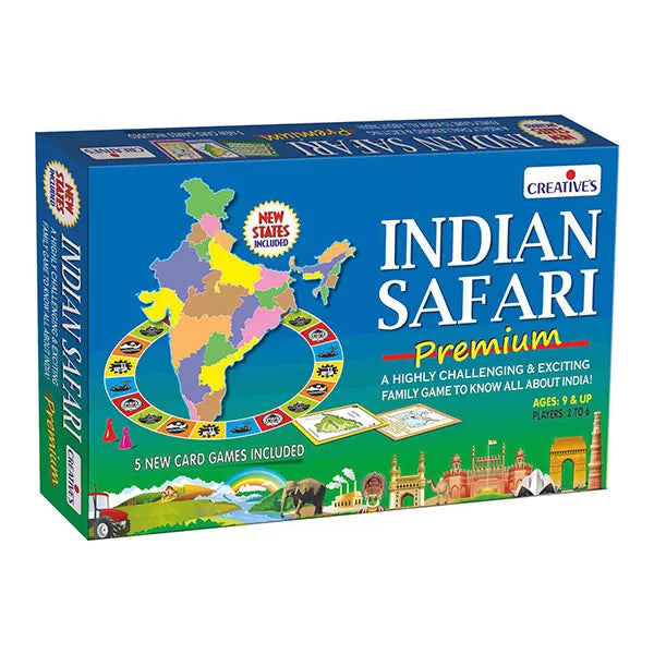 Creative Indian Safari Premium geography game box