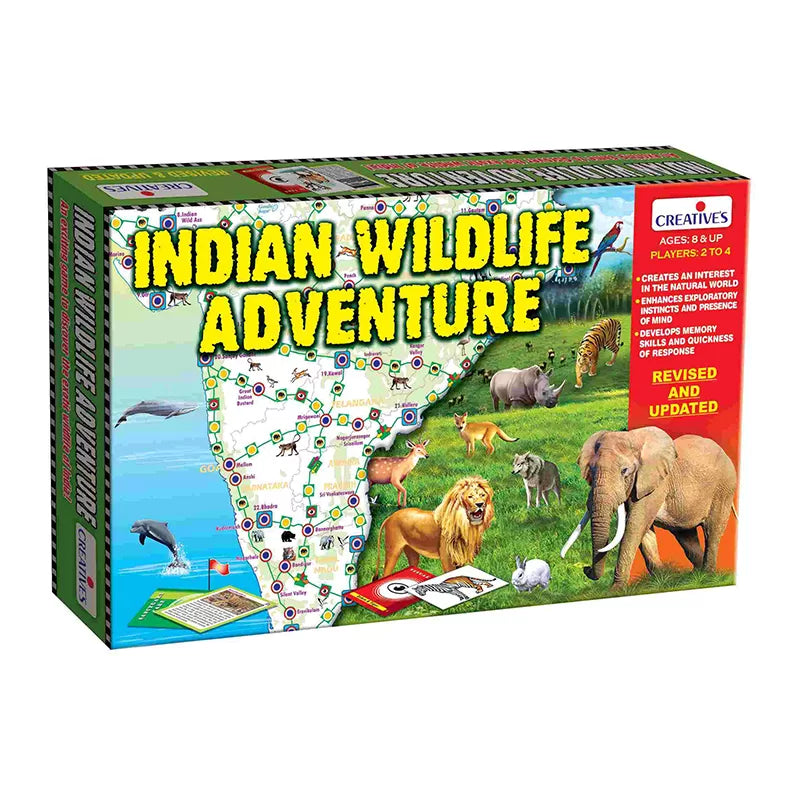 Creative Indian Wildlife Adventure game box