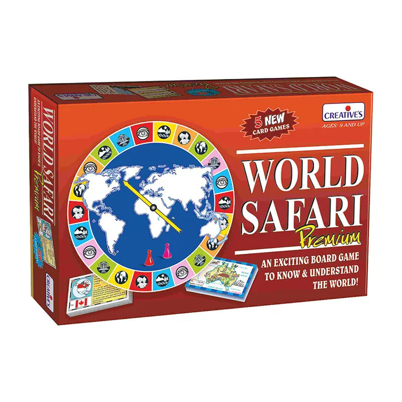 Creative World Safari Premium geography game box
