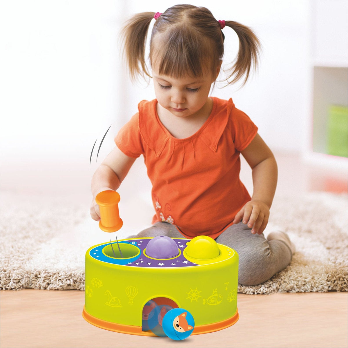 Toymate 3 Strikes Hammer Ball Game