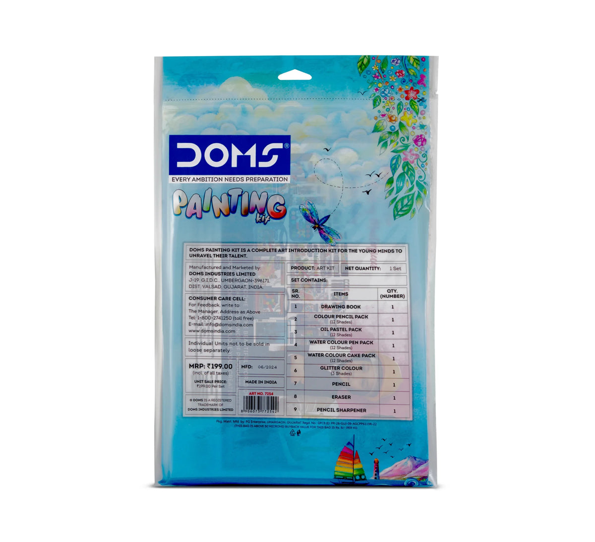 DOMS Painting Kit – pack back