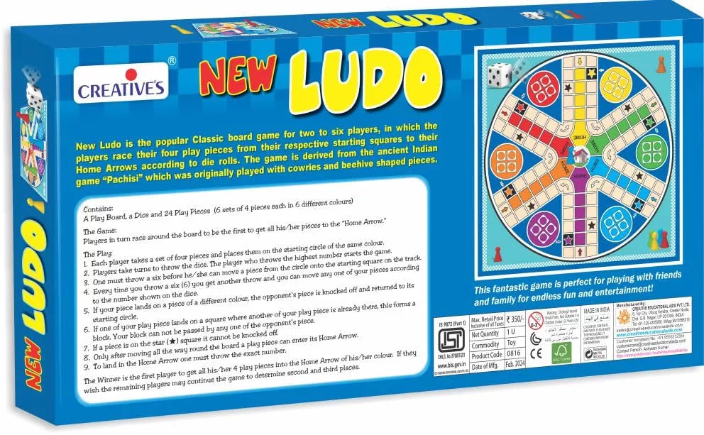 Creative New Ludo game details