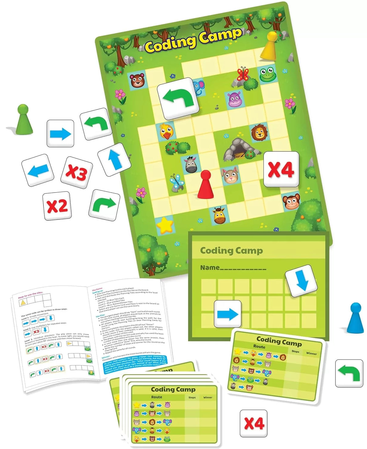 Creative Coding Camp game contents