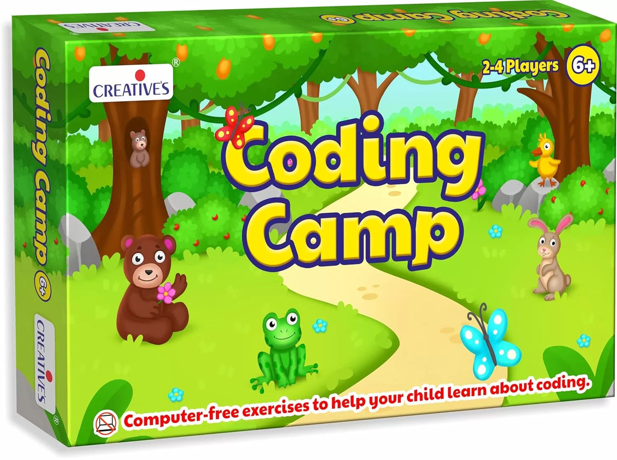 Creative Coding Camp board game box