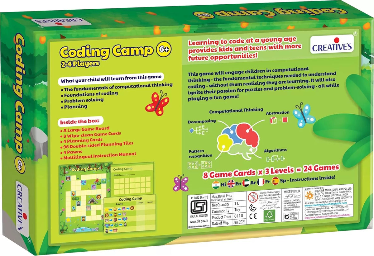Creative Coding Camp game details
