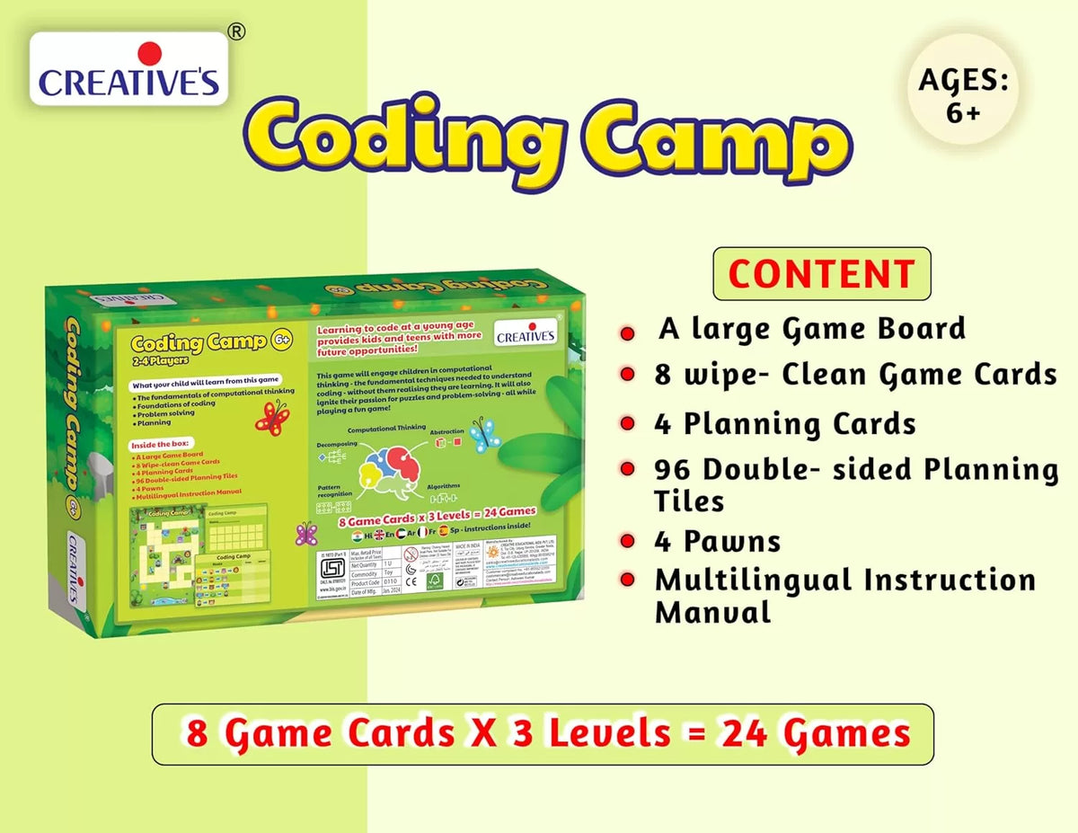 Creative Coding Camp game details