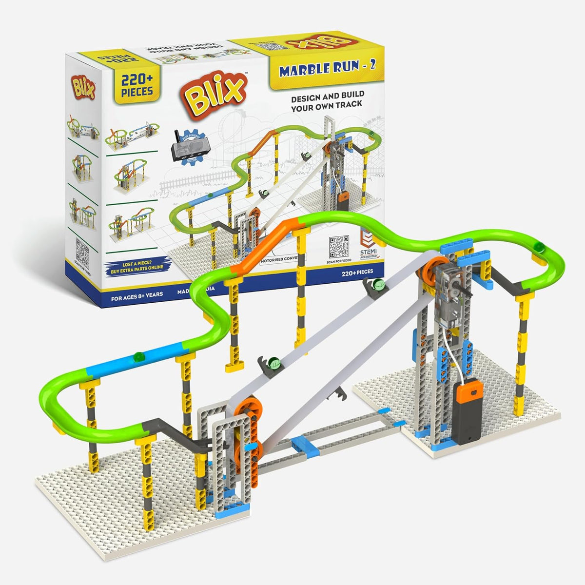 Blix Marble Run 2 STEM Building Set – image 1 of 7