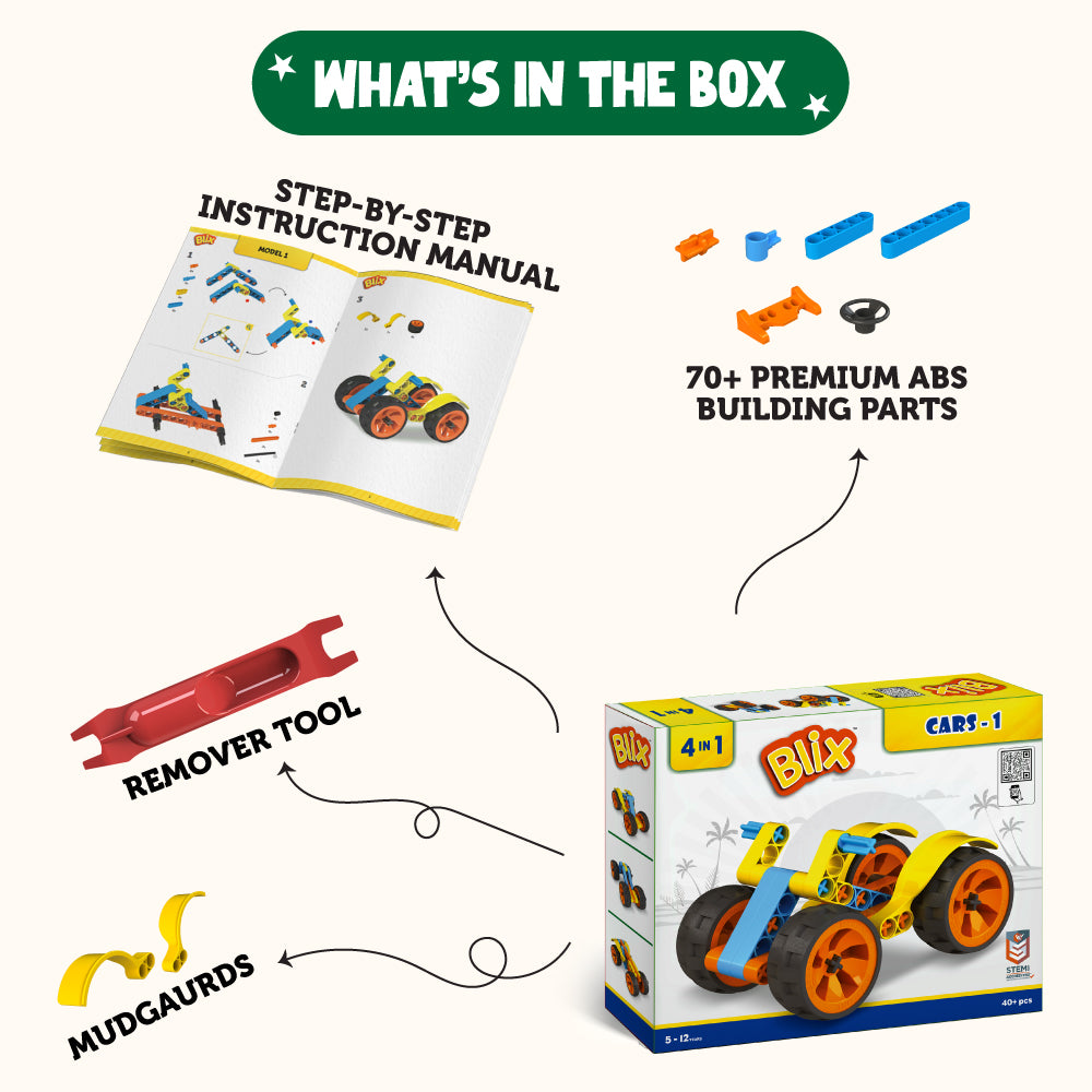 Blix Cars 1 Car Assembling Kit image 6