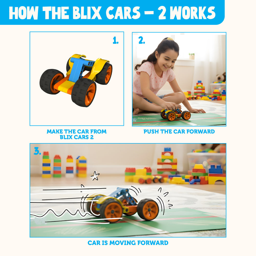 Blix Cars 2 Car Assembling Kit with Suspension image 5