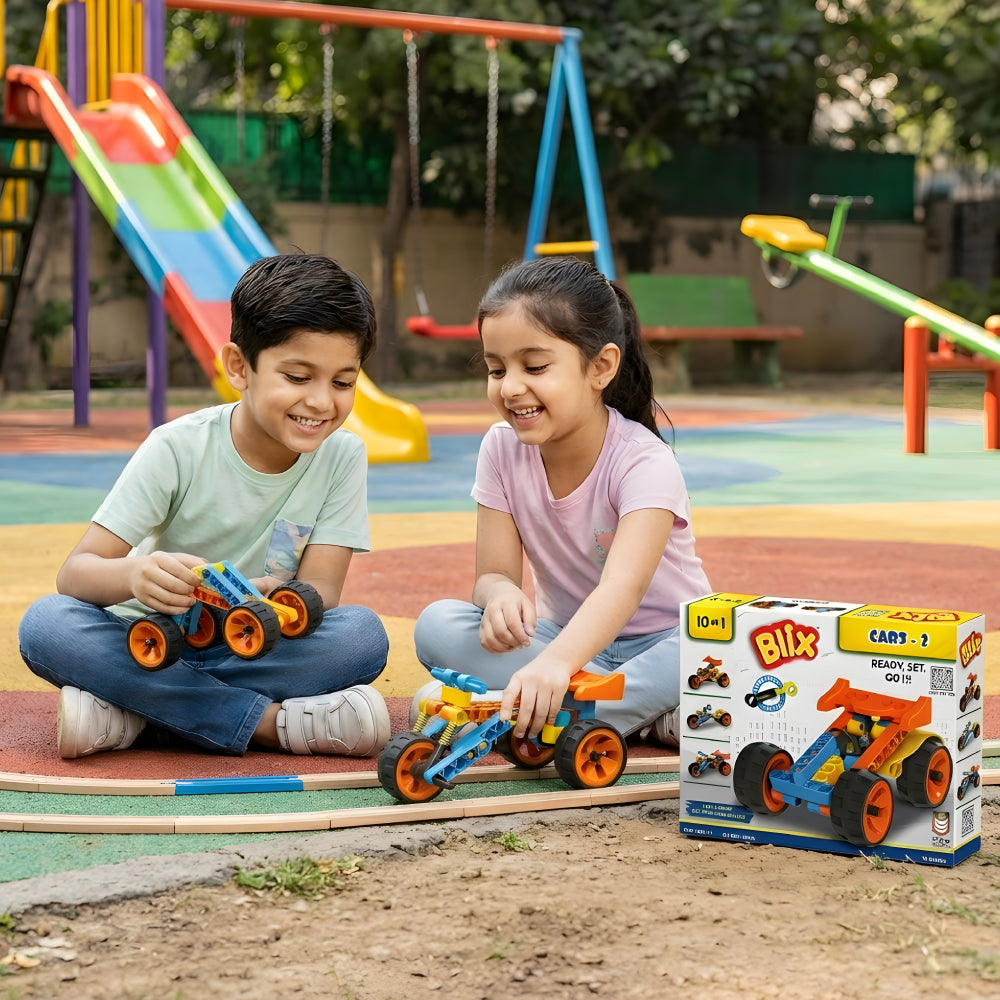 Blix Cars 2 Car Assembling Kit with Suspension image 2
