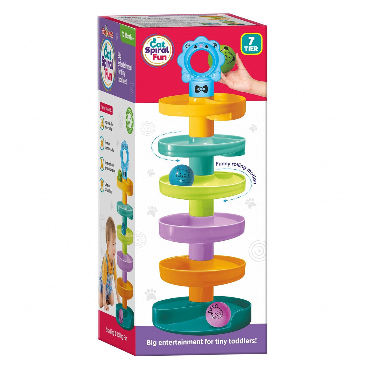 Toymate Cat Spiral Fun