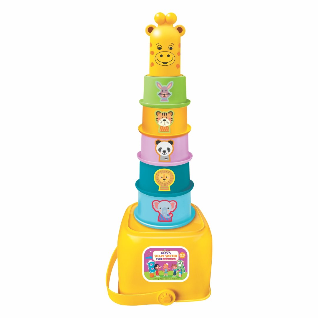 Toymate Cuppy Shappy 3-in-1 Stacking & Sorting Toy