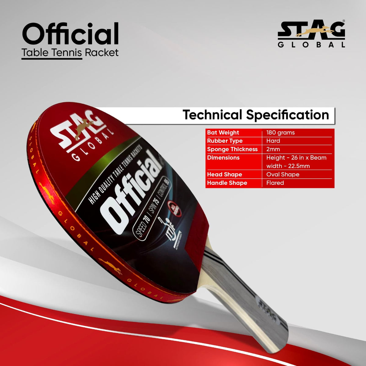 Stag Official racket handle