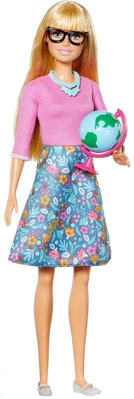 Barbie Teacher Doll with globe