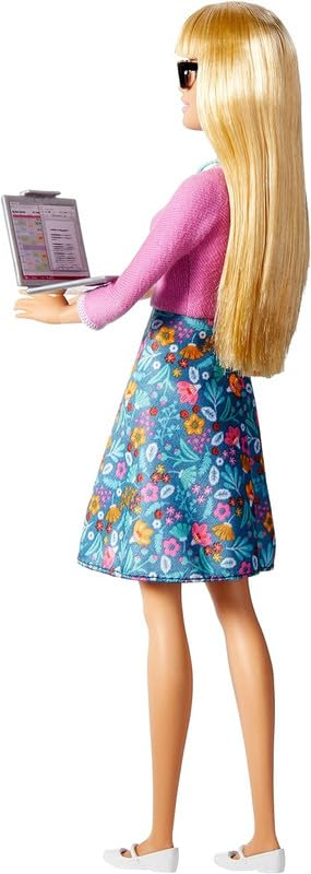 Barbie Teacher Doll with laptop