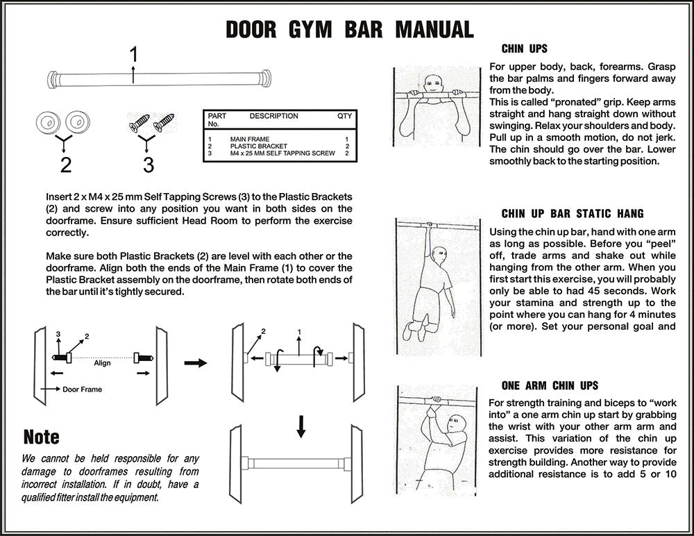 Cosco Tall Door Bar in use