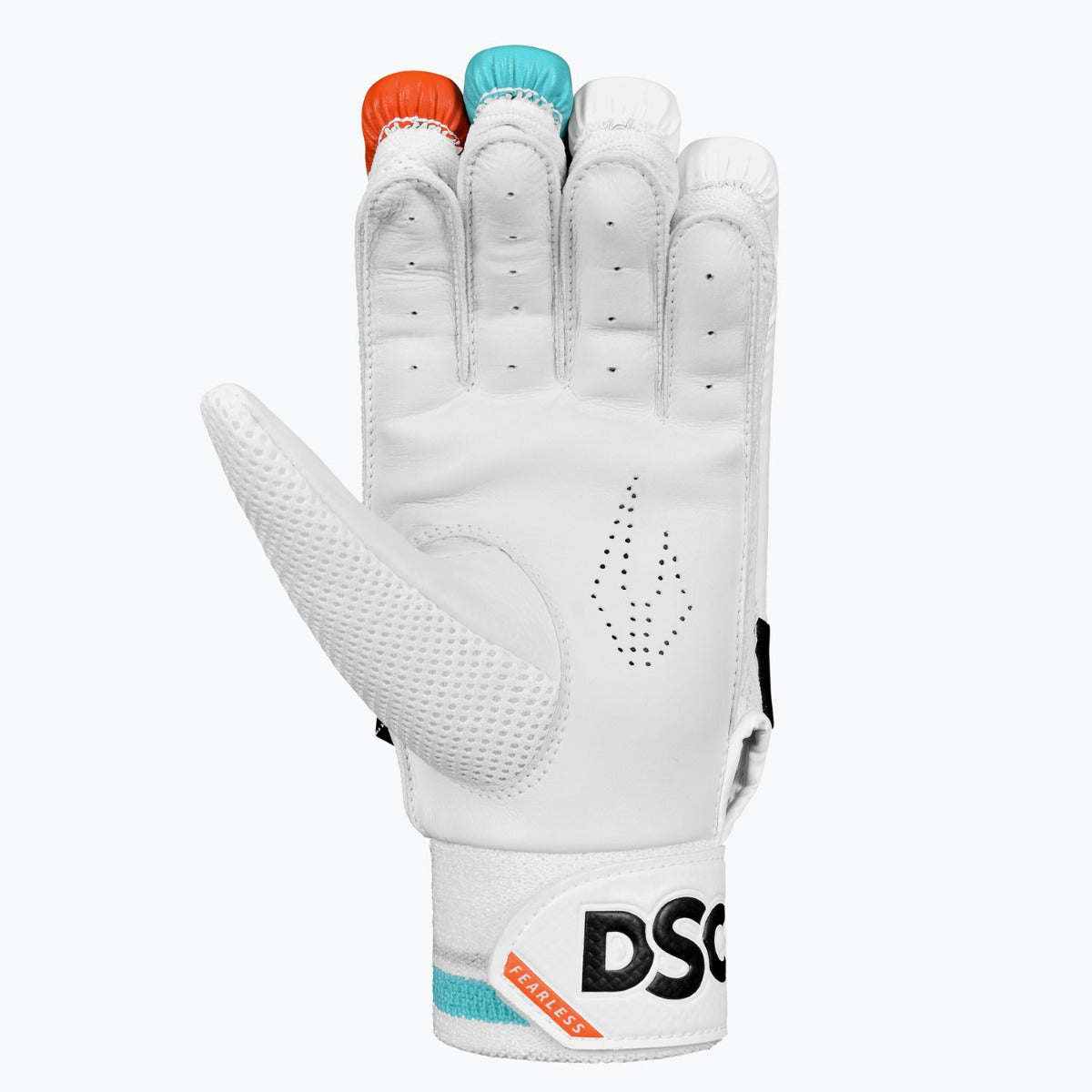 DSC Rage Batting Gloves - Red/Sky
