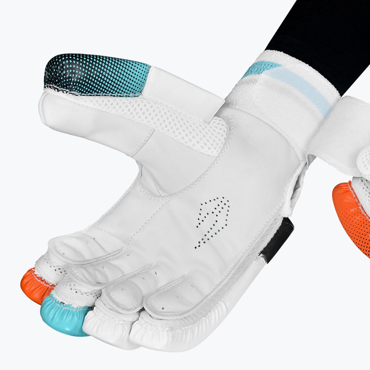 DSC Rage Batting Gloves - Red/Sky