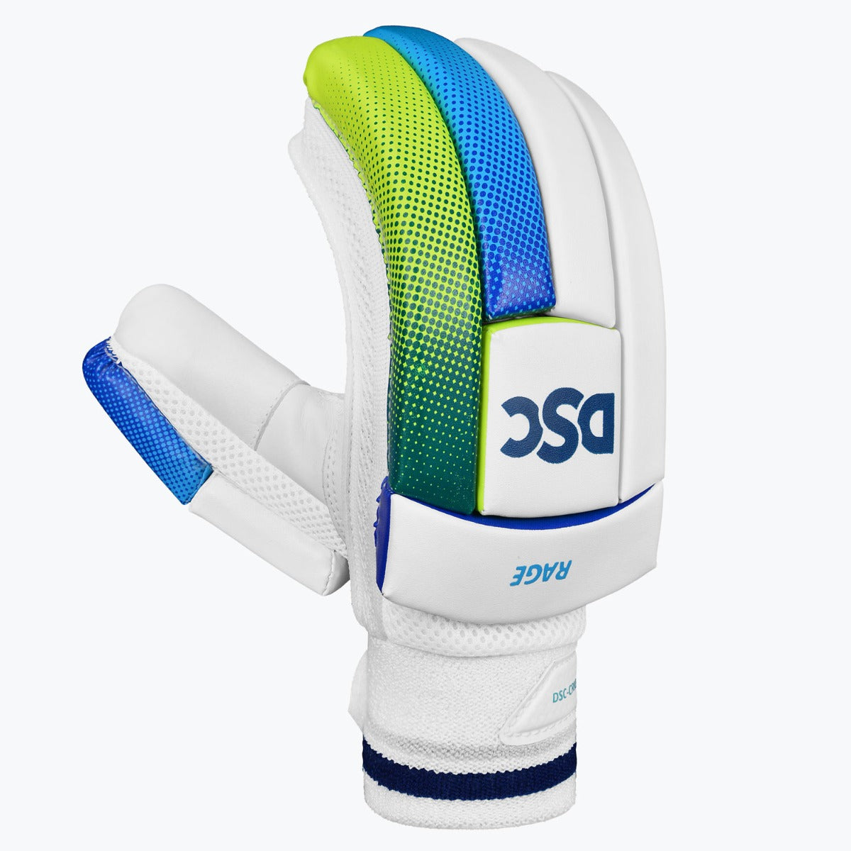 DSC Rage Batting Gloves - Green/Blue