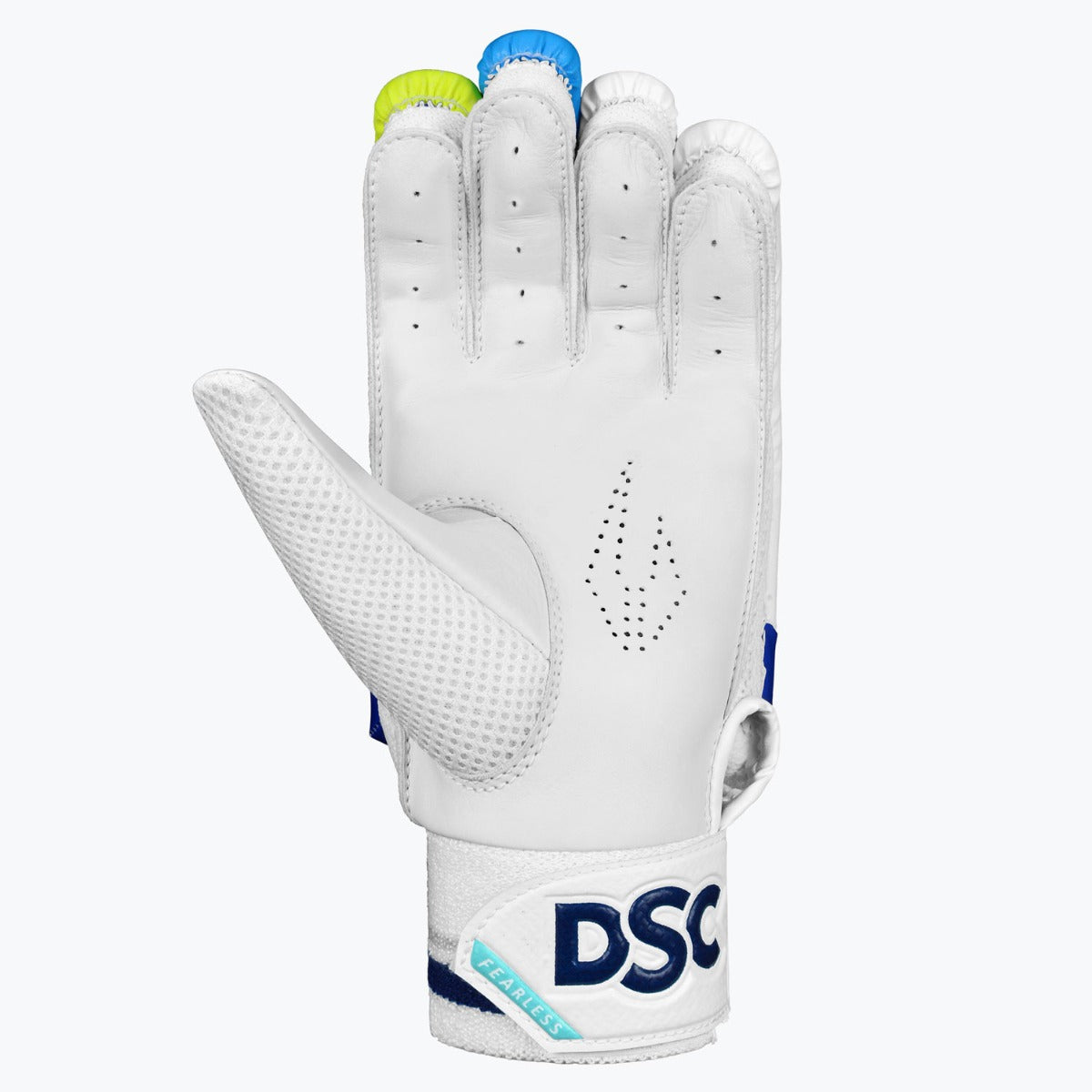 DSC Rage Batting Gloves - Green/Blue