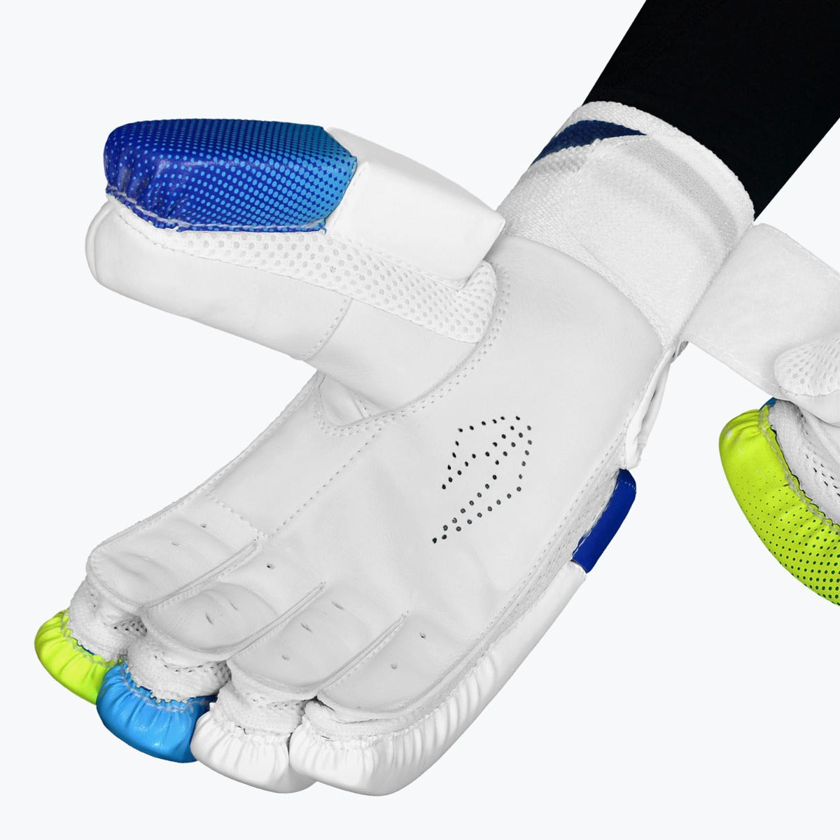 DSC Rage Batting Gloves - Green/Blue