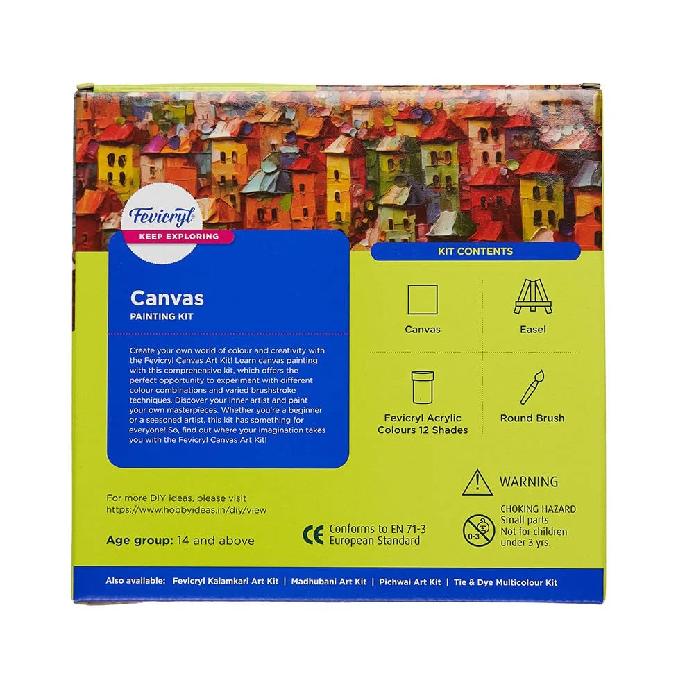 Fevicryl Canvas Painting Kit back