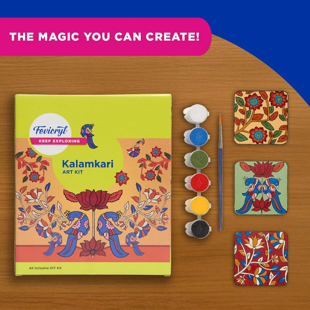 Kalamkari coasters you can create