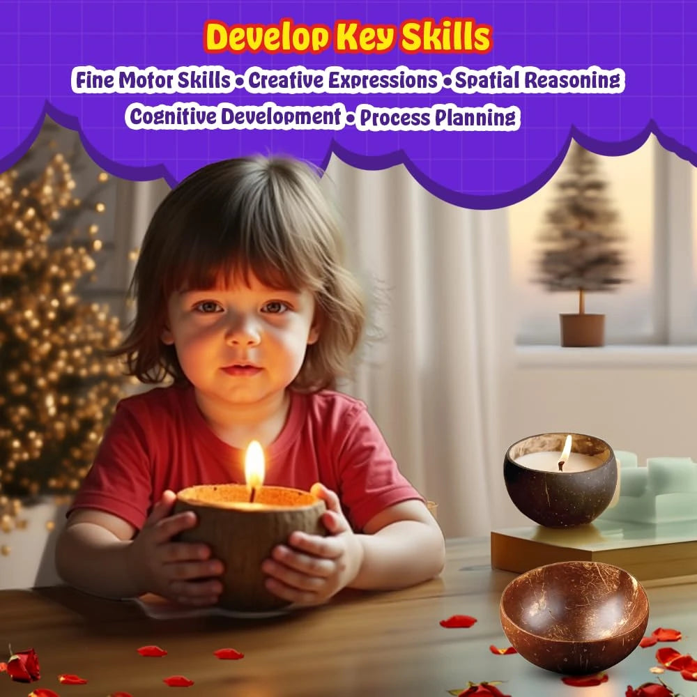 Kreeda coconut candle kit skills