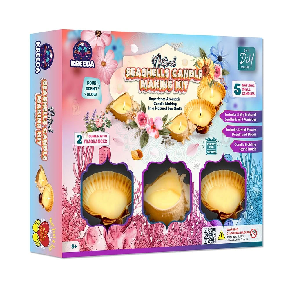 Kreeda Seashells Candle Making Kit
