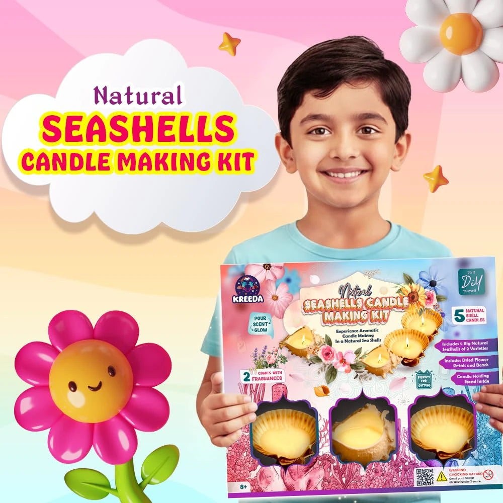Kreeda Seashells Candle Making Kit
