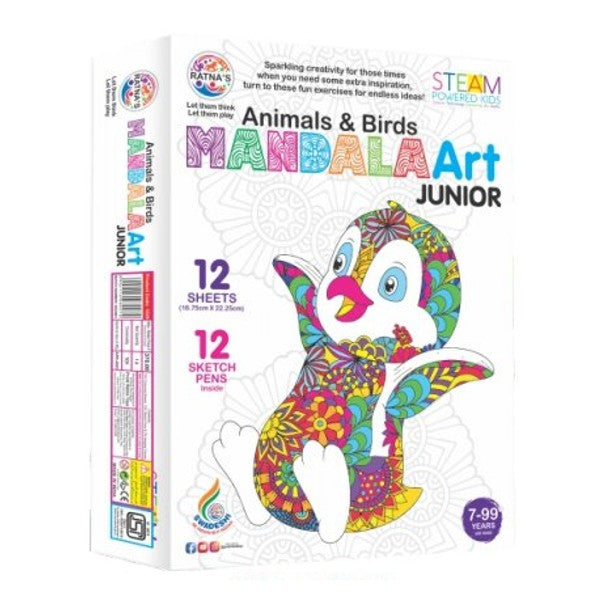Ratna's Animals & Birds Mandala Art Junior