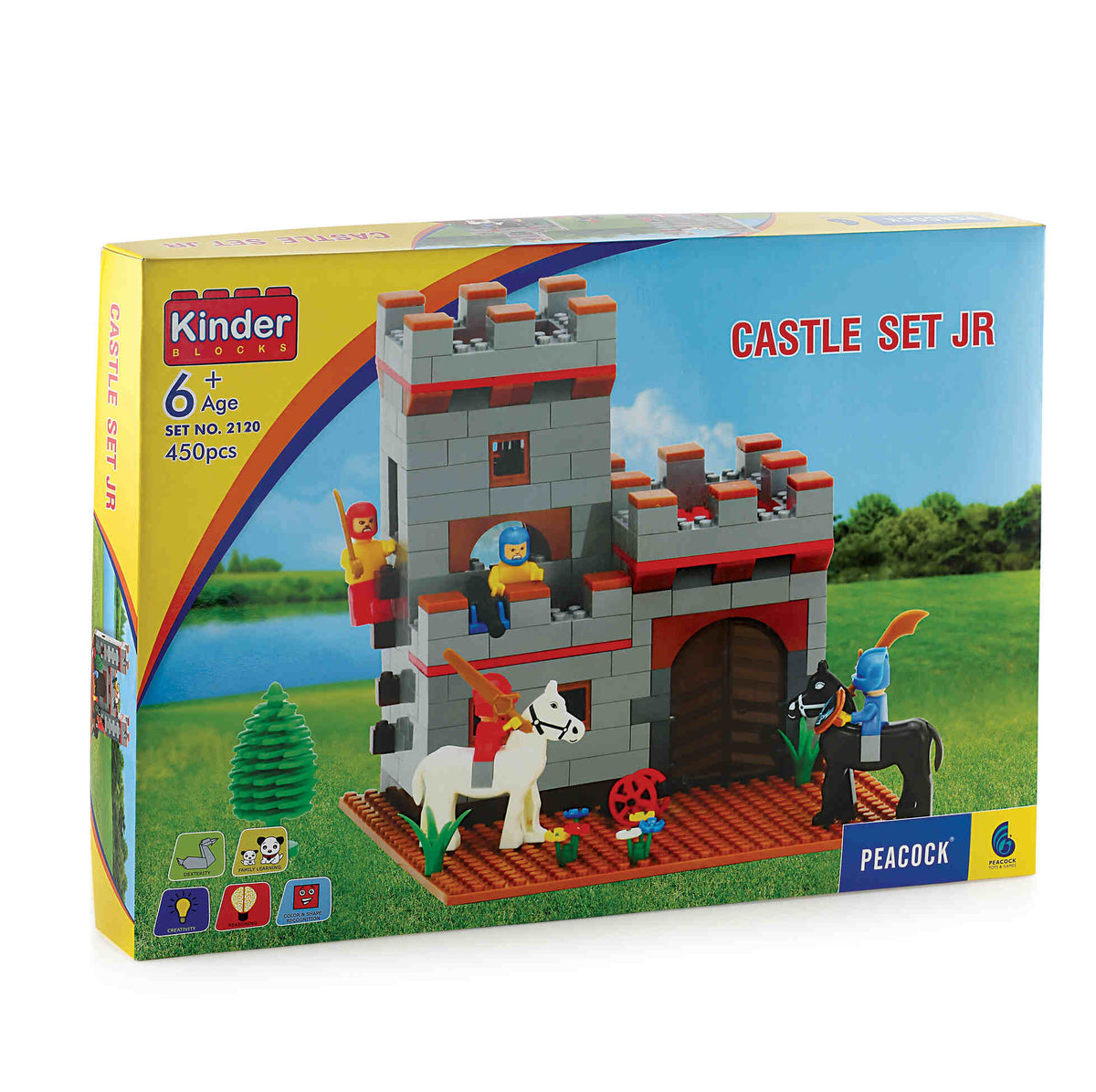 Peacock Castle Set Junior box