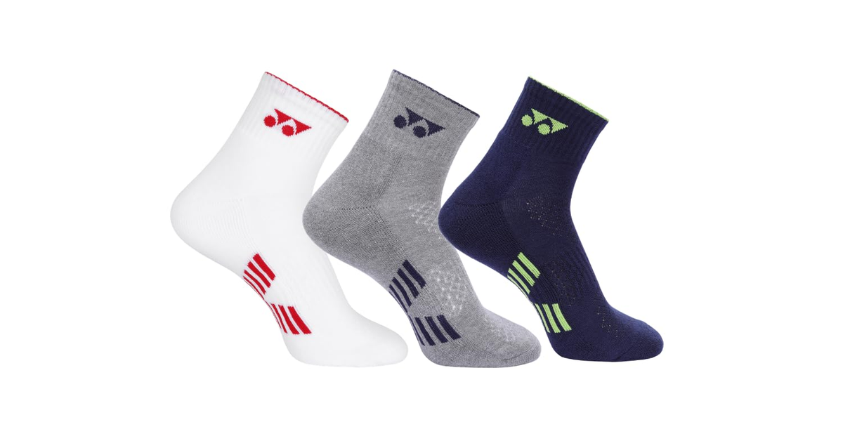 Yonex Quarter Length Socks pack of 3