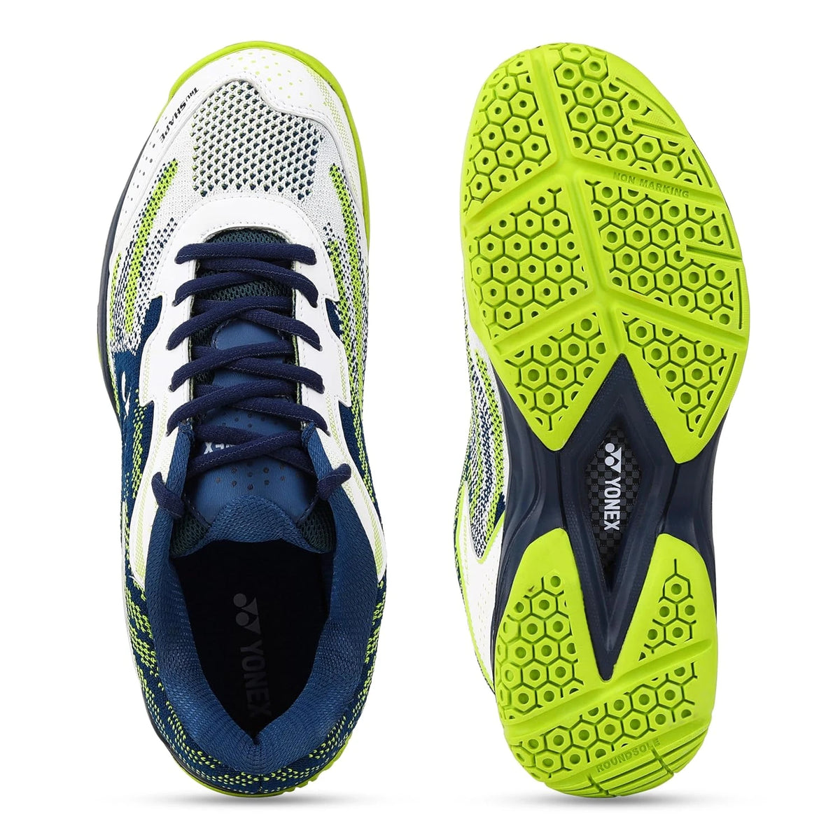 Yonex V200i white lime top and sole