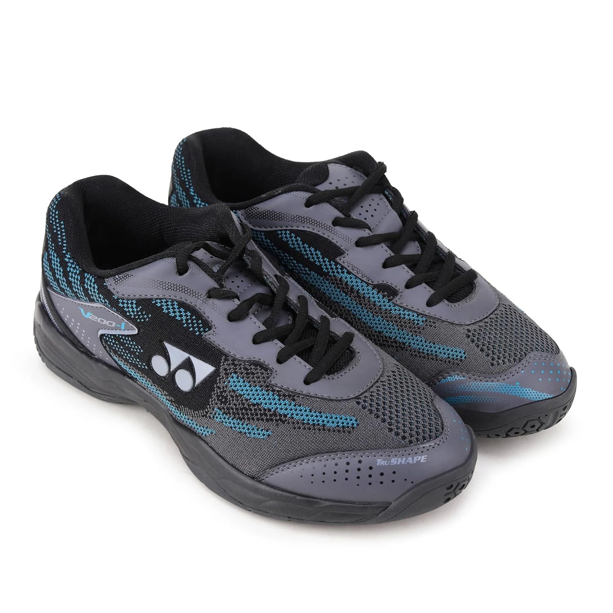 Yonex V200i badminton shoes grey teal