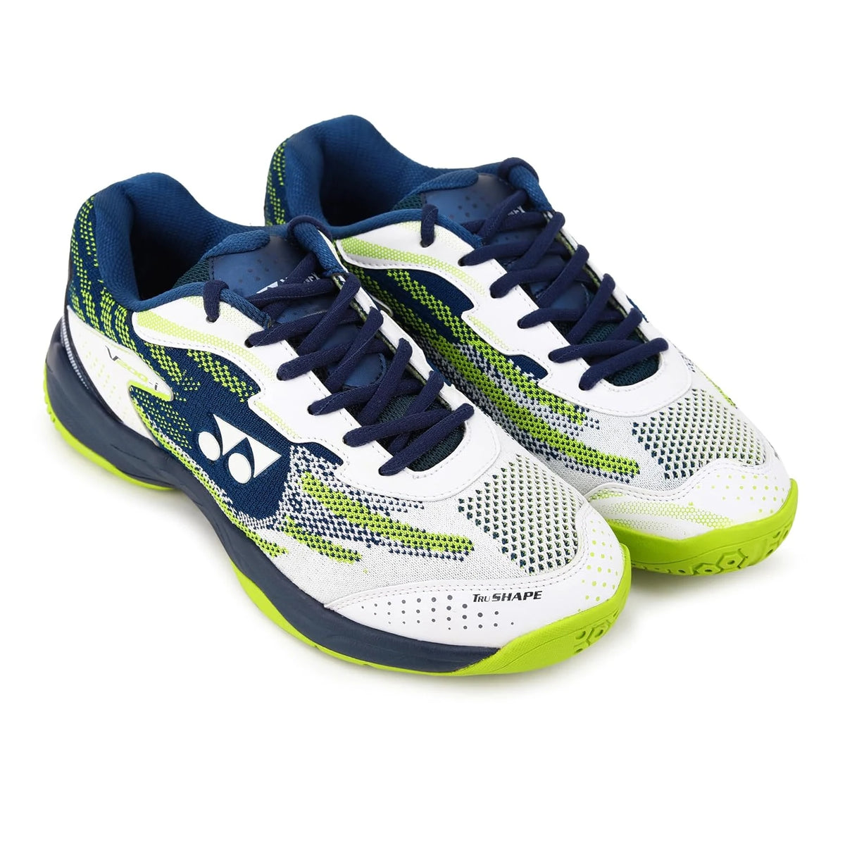 Yonex V200i badminton shoes white lime